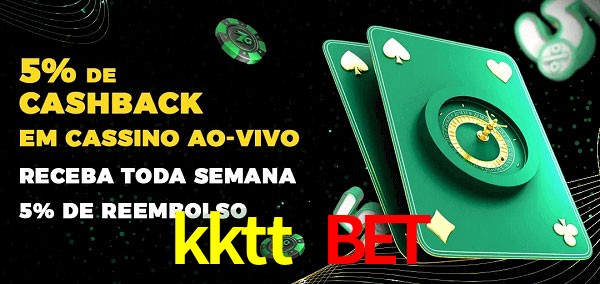 Promoções do cassino ao Vivo kktt bet